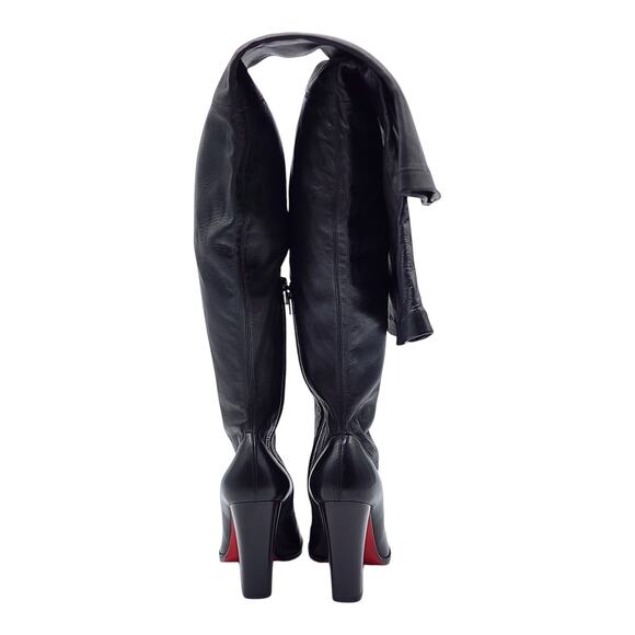 Christian Louboutin Kiss Me Gena Leather Over the Knee Boots EU 37 US 6.5 $1795 - Picture 6 of 9